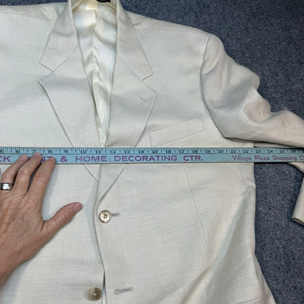 NWT Alfani Wool Linen Blazer 42L Sport Coat Lanificio del Casentino Italy Mens